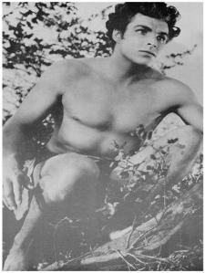 Buster Crabbe en el papel de Tarzan