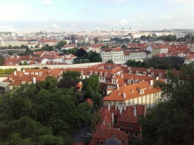 Vista de parte de Praga desde Hradcan